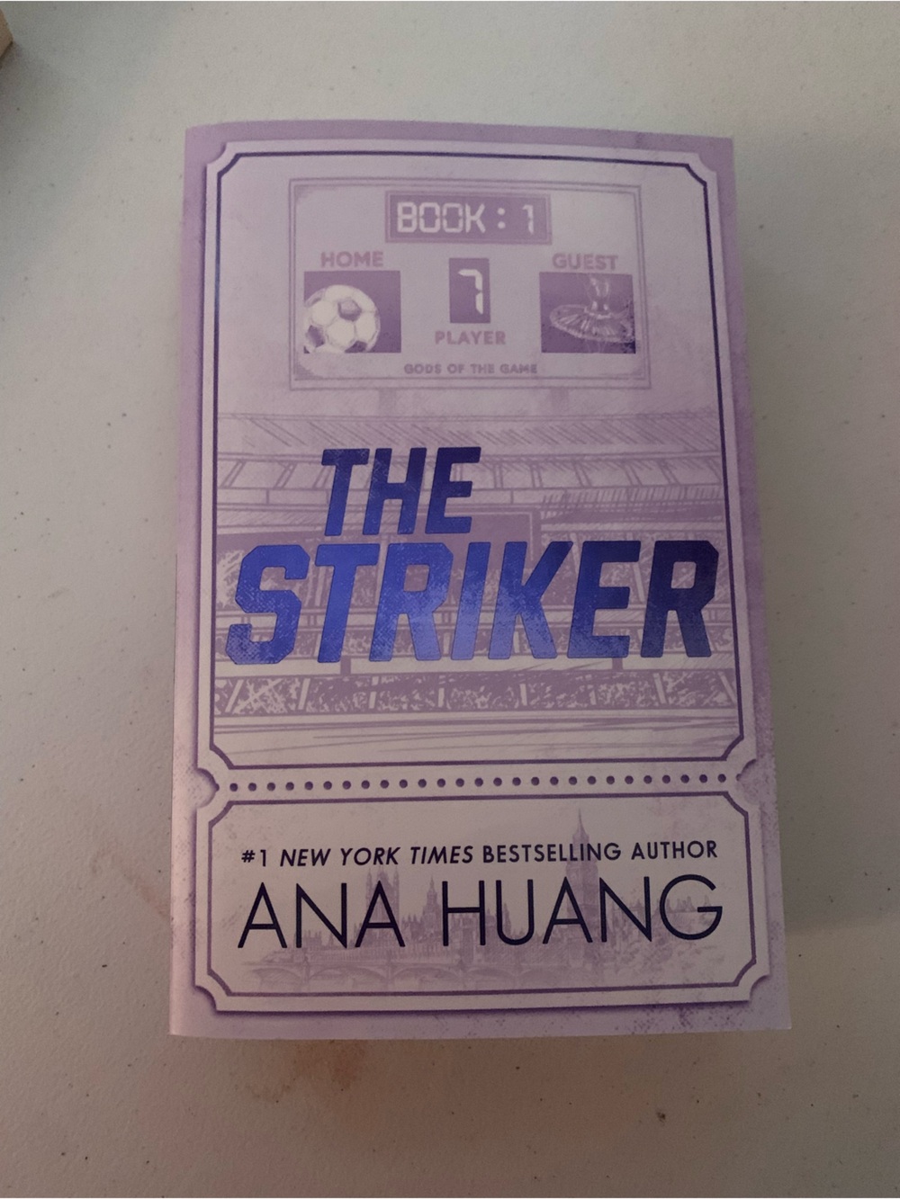 The Striker by Ana Huang - Lavender Cover